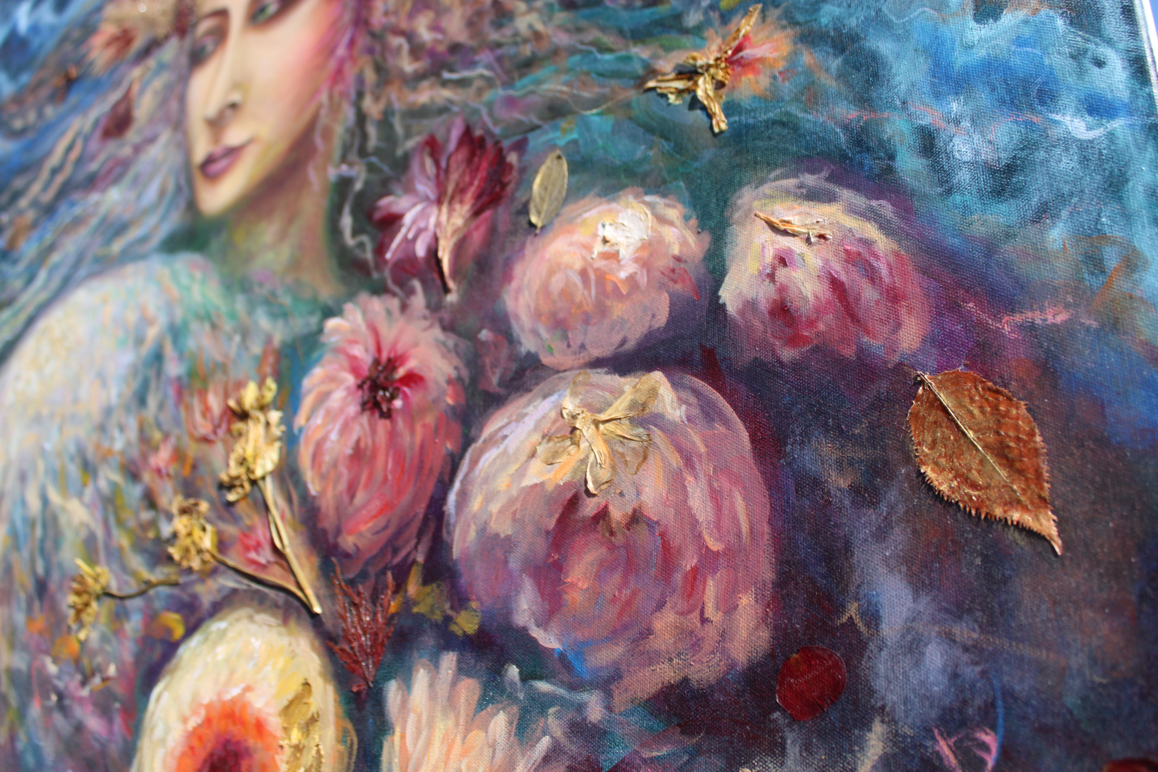 120X120cm Flowing With Life Fine Art Poster