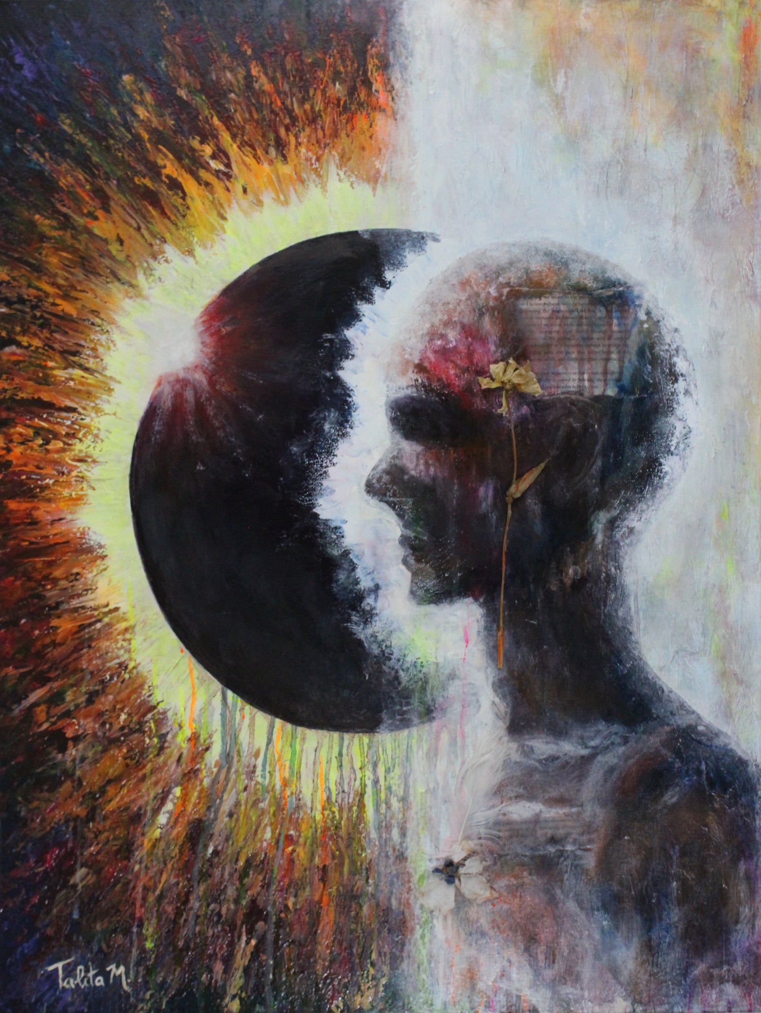 29.7X42cm (A3) Eclipse Emotions Fine Art Poster