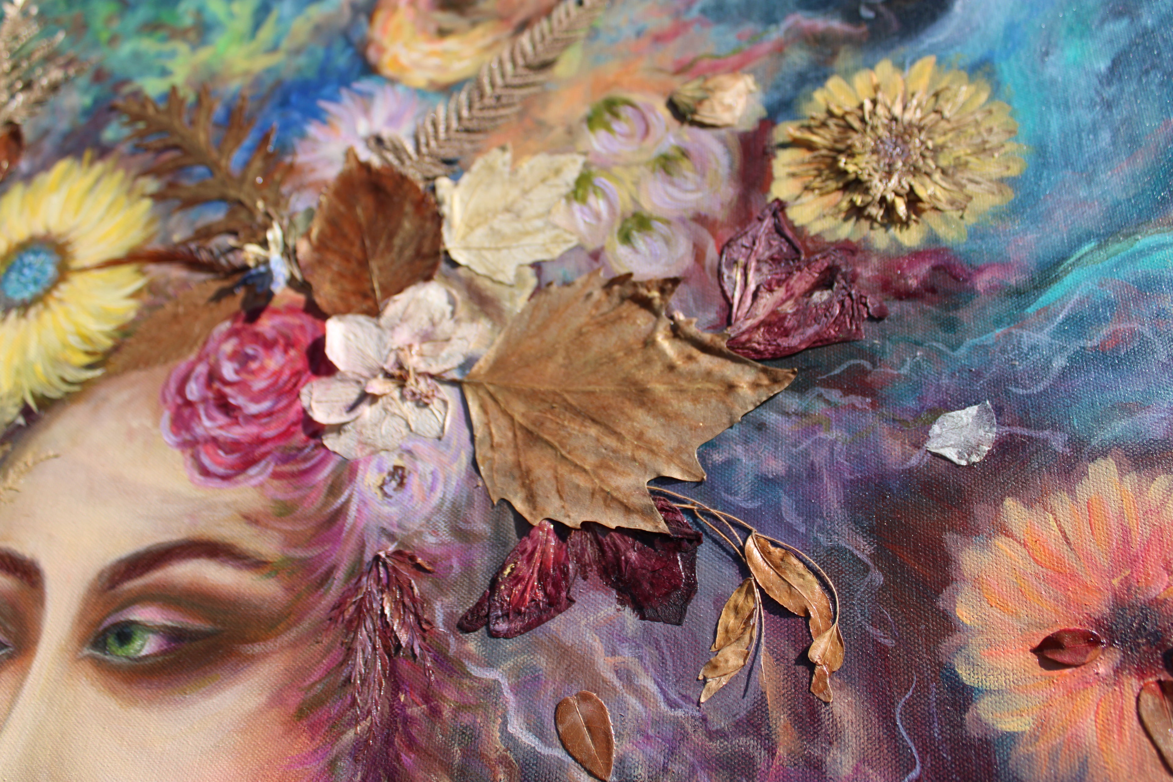 120X120cm Flowing With Life Fine Art Poster