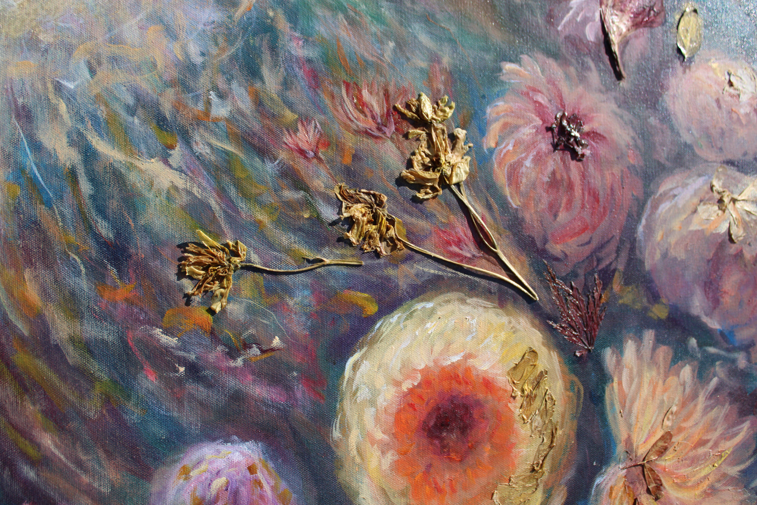 120X120cm Flowing With Life Fine Art Poster