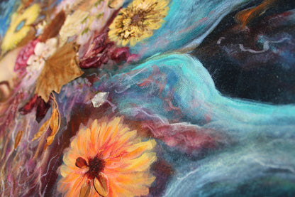 120X120cm Flowing With Life Fine Art Poster